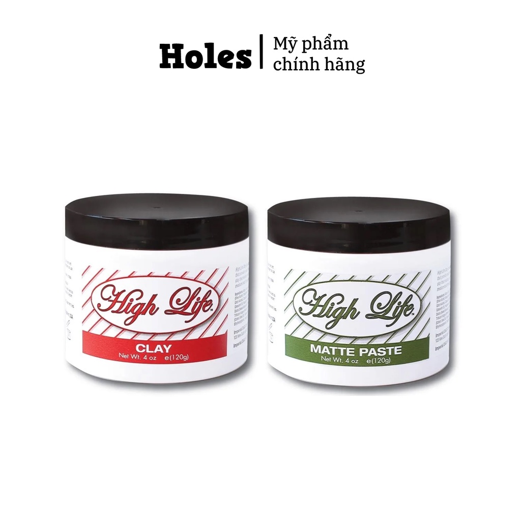 Sáp vuốt tóc High Life Hair Clay / Matte Paste