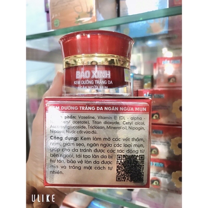 Kem bảo xinh  dưỡng trắng da - ngăn ngừa mụn hủ 20g