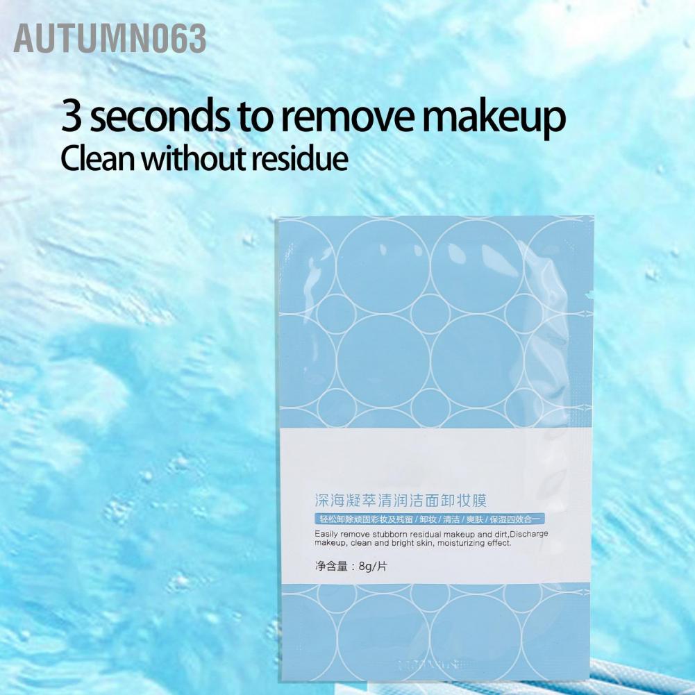 Autumn063 Daralis 8g Makeup Removal Wipe Khăn lau mặt Không gây kích ứng di động