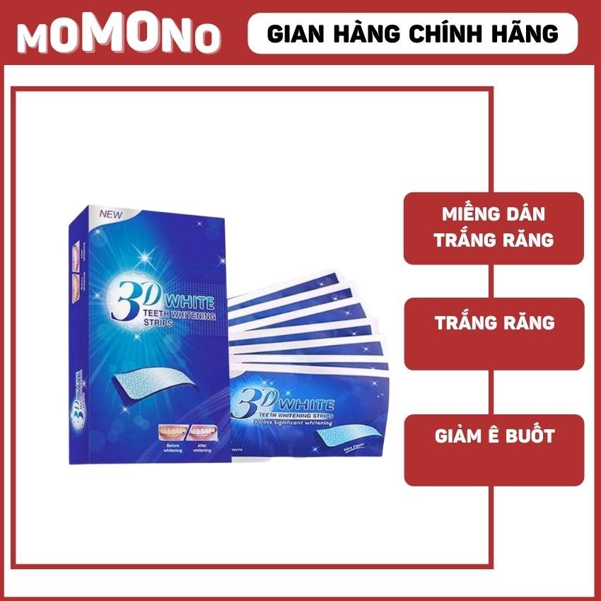 Miếng Dán Trắng Răng 3D White Teeth Whitening Strip - MOMONO