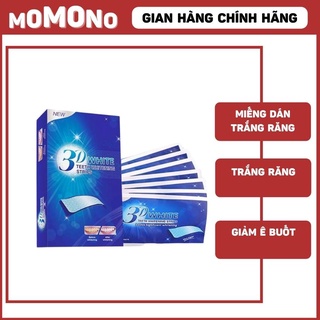 Miếng dán trắng răng 3d white teeth whitening strip - momono
