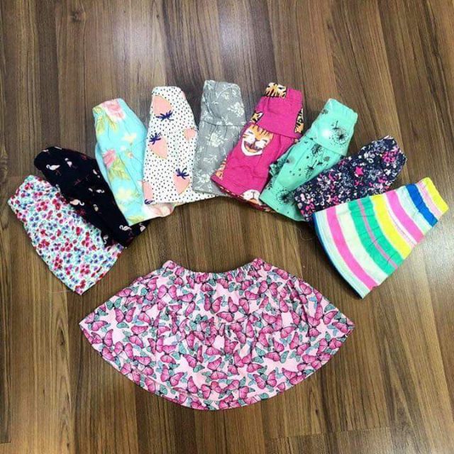 Quần váy cho bé gái.Hàng xuất xịn.cotton 100%,thấm hút mồ hôi cực tốt.Bên trong có quần đùi cho bé tha hồ tự do vận động