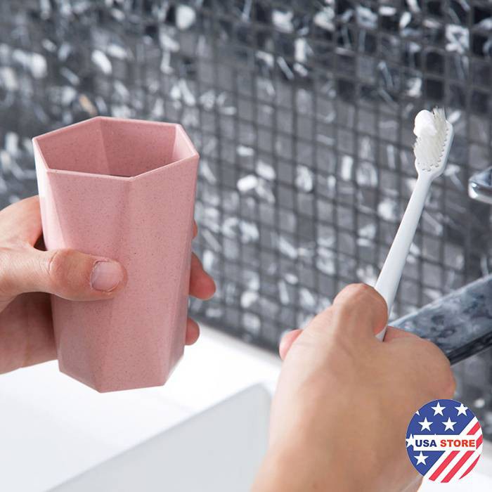 [Tổng Kho Sỉ] Cốc Đánh Răng Dáng Kim Cương Hiện Đại FK3 Size 10/12cm - Ly Uống Nước Lúa Mạch