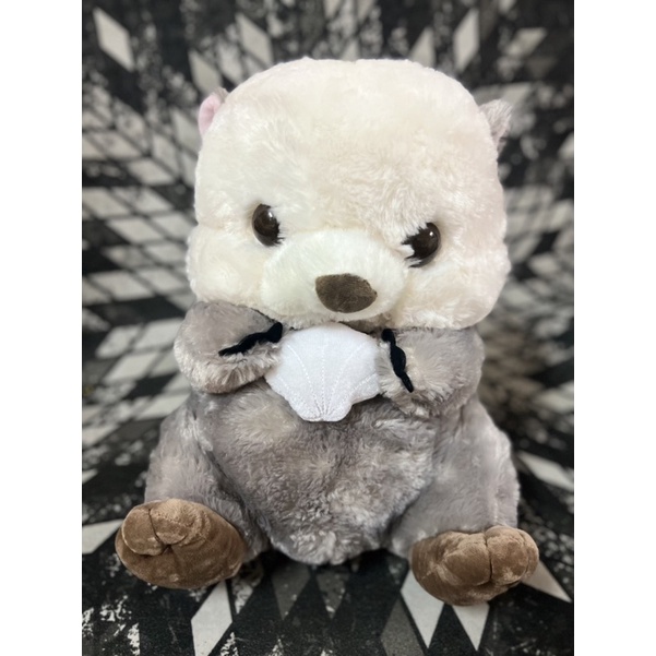 THÚ BÔNG RÁI CÁ ÔM SÒ CHÍNH HÃNG AMUSE NHẬT BẢN SIZE 35-40cm