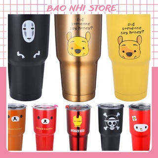 Cốc ly giữ nhiệt 900ml họa tiết dễ thương 2240 bảo nhi shop