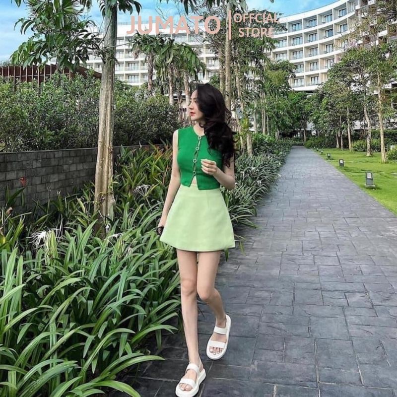 Dép sandal nữ quai ngang CN.K đế bằng đi học đi làm đi chơi siêu hot JUMATO G2.022.1