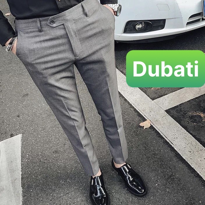 QUẦN TÂY ÂU NAM ỐNG CÔN 3 MÀU SÀNH ĐIỆU PHONG CÁCH HÀN QUỐC- DUBATI FASHION