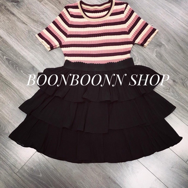 CHÂN VÁY XOÈ 3 TẦNG MS13826