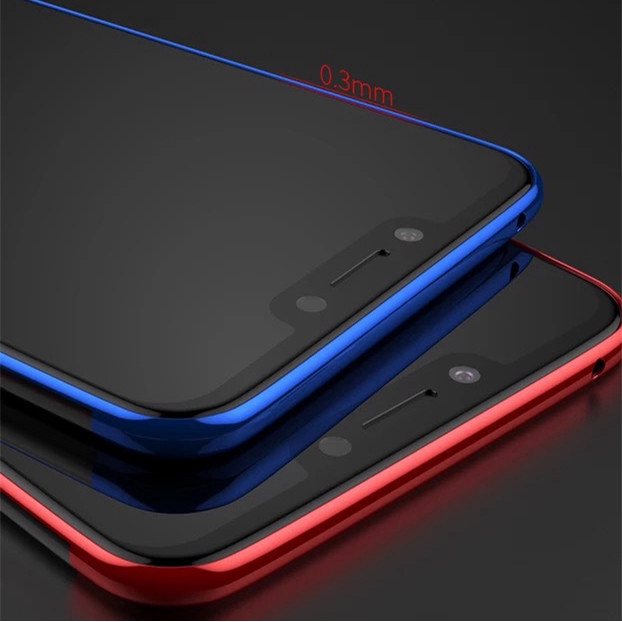 Ốp điện thoại trong suốt viền cạnh màu thời trang cho Huawei Honor Play