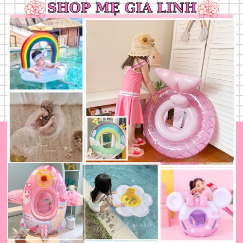 Phao Bơi Chống Lật An Toàn Cho Bé 0-8 Tuổi Kèm Bơm Hottrend Hàn Quốc.Phao chính hãng chất lượng cho bé