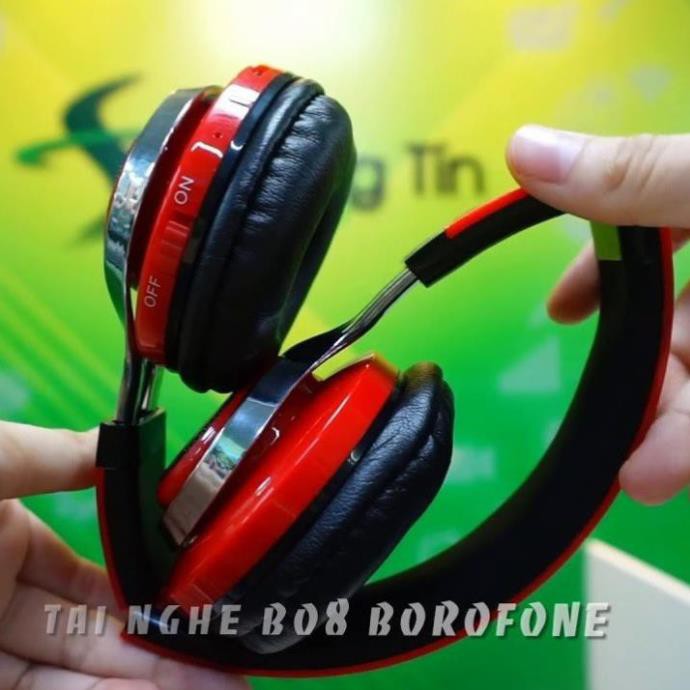 Tai Nghe Chụp Tai Bluetooth Tai Nghe Chùm Đầu Không Dây Cho Điện Thoại Máy Tính Borofone B08 Headphone Chính Hãng