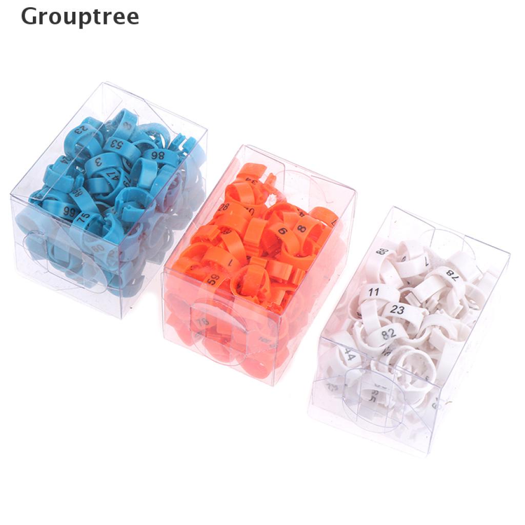 Set 100 Vòng Đánh Dấu Chân Gà Chim Bồ Câu Tiện Dụng