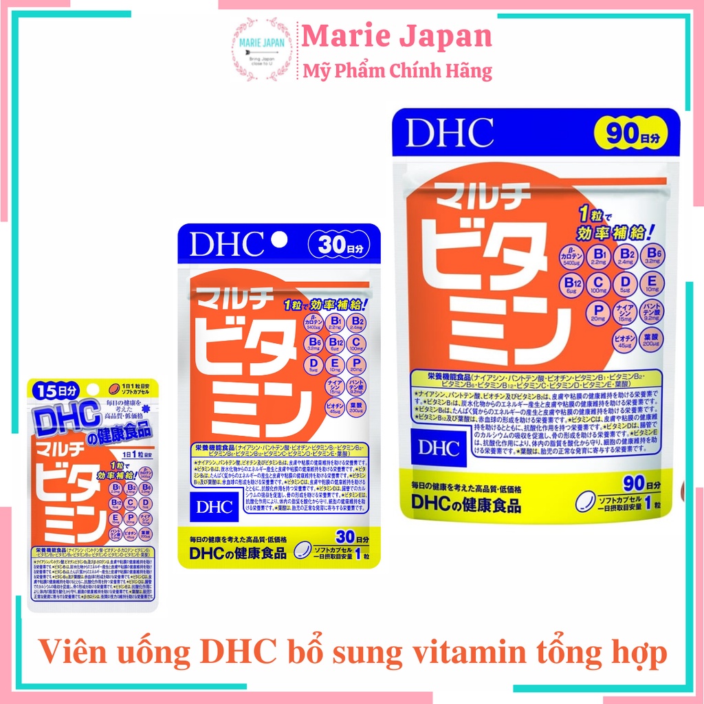 Viên Uống Bổ Sung DHC Multi Vitamin Tổng Hợp Nhật Bản