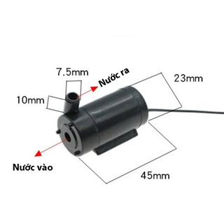 Máy Bơm Chìm Mini 3v - 5v dùng cho bể cá