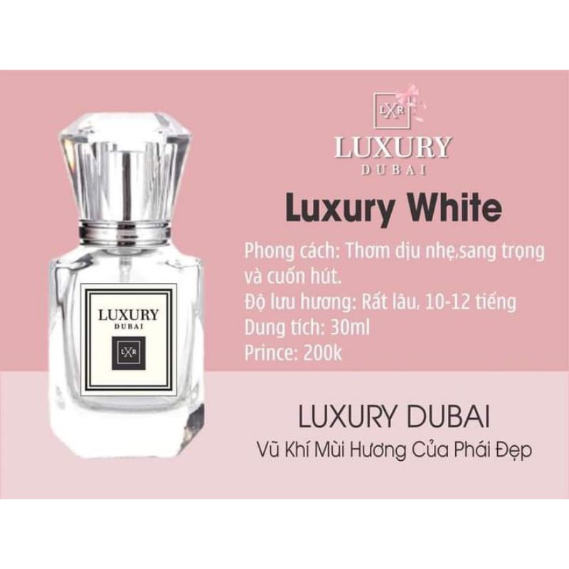 Nước hoa LUXURY WHITE