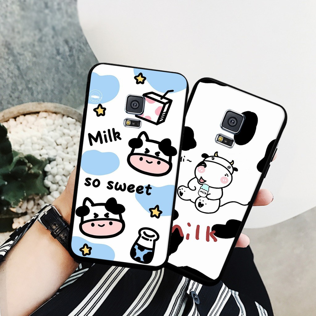 ỐP LƯNG SAMSUNG S4/S5/NOTE 3/NOTE 4 HÌNH BÒ SỮA CUTE-CỰC HOT 2021