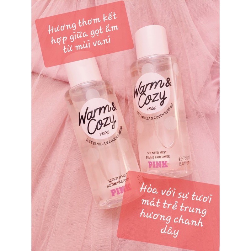 Xịt thơm toàn thân Victoria’s Secret mẫu mới 250ml