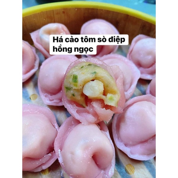 HÁ CẢO SÒ ĐIỆP VỎ HỒNG. túi 500g.
