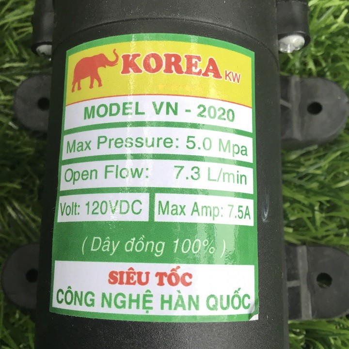 Máy bơm tăng áp mini 12v, tự ngắt Việt Thái Model 2020