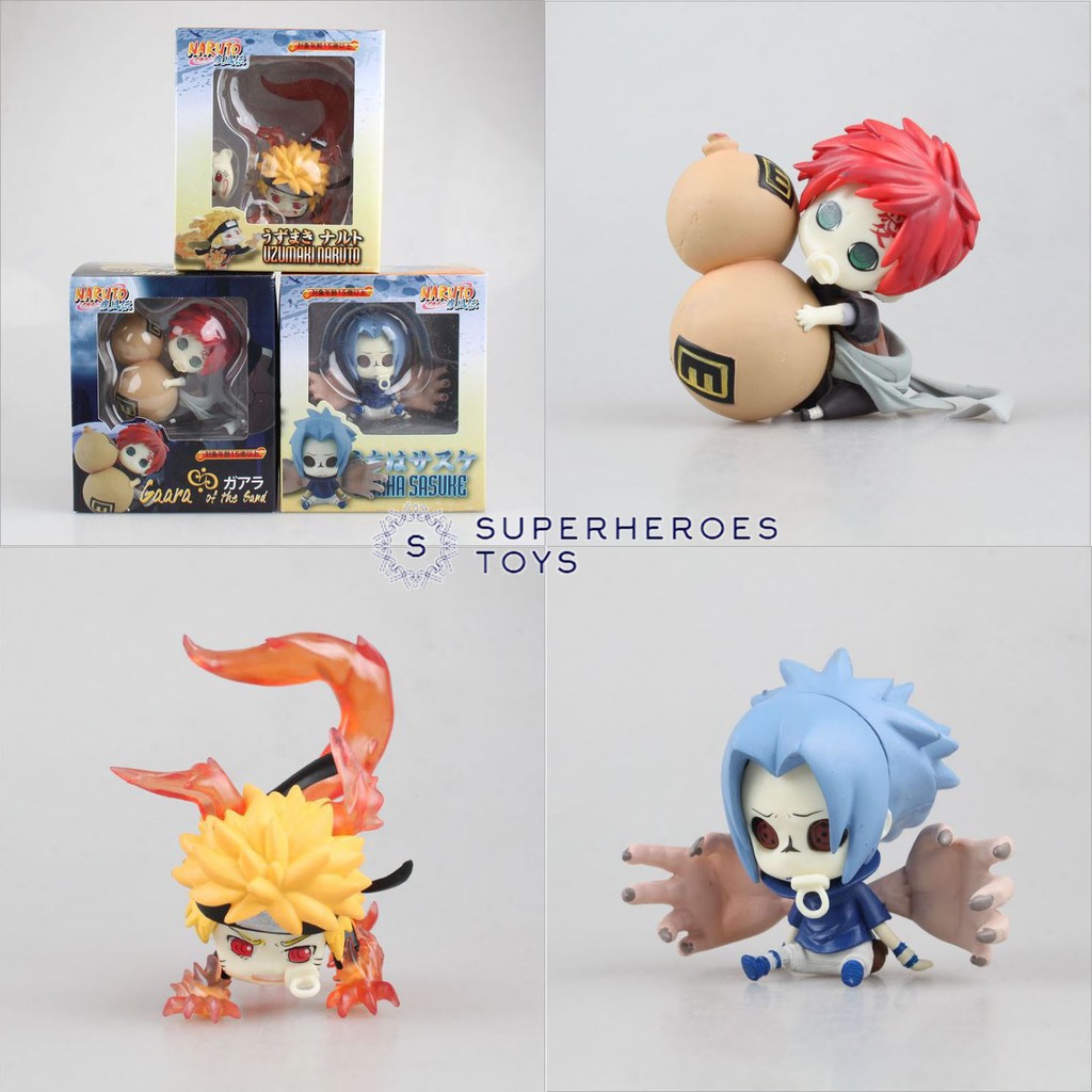 Mô hình Sasuke, Garaa, Naruto chibi