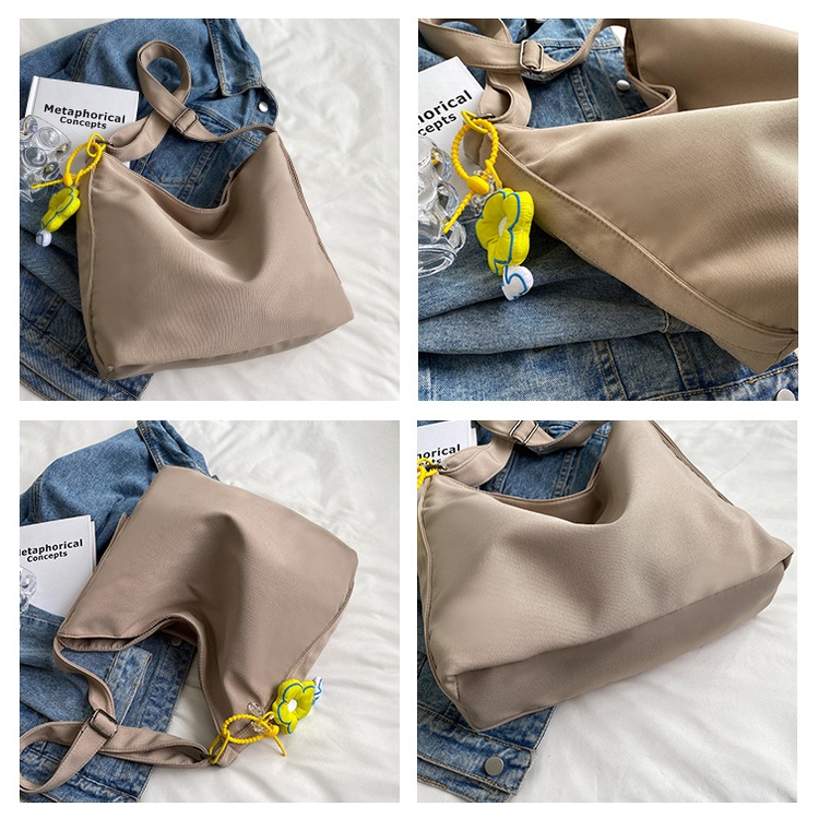 Túi Xách Canvas Cỡ Lớn Thời Trang Hàn Quốc Cho Nữ