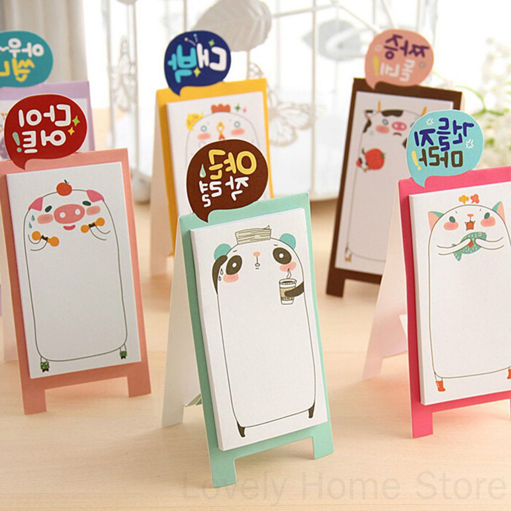 Sổ tay ghi chú thiết kế in hình đáng yêu bắt mắt tiện dụng
