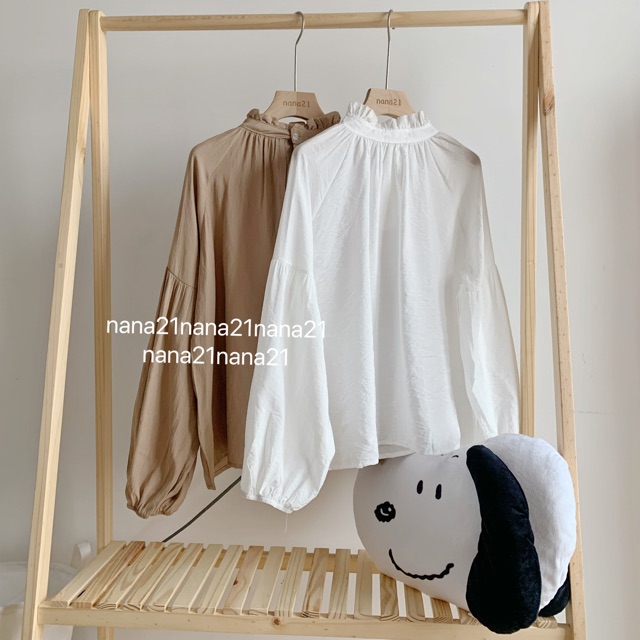 Sơ mi cổ bèo 1 hàng khuy