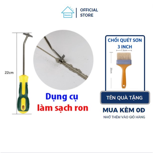 Cây sủi dụng cụ làm sạch ron gạch nền nhà Doconu