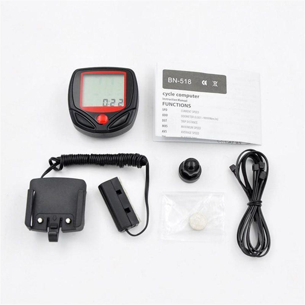 Đồng Hồ Đo Tốc Độ Điện Tử LCD Chống Thấm Nước Cho Xe Đạp