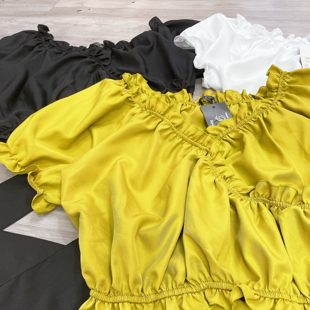 Áo Sơ Mi Nữ Bigsize Bánh bèo Thắt Nơ Che Bụng Và BẮp Tay Cực Hot MÃ AT11