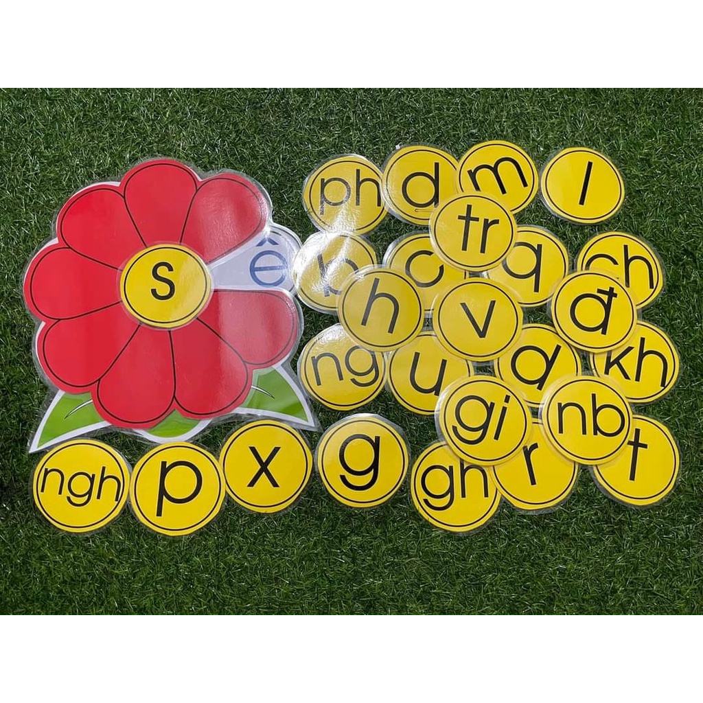 bộ đồ chơi xoay ghép học vần/ học số/ xem giờ cho bé yêu