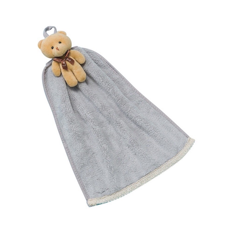 Khăn Lau Tay Treo Tường Hình Gấu Teddy Đáng Yêu