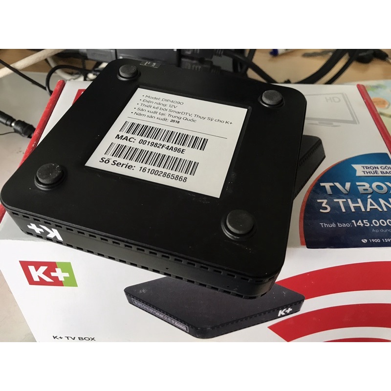 Tv box K+ xem qua wifi internet không cần lắp đặt