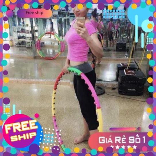 [Giadungonline] [Bán giá Rẻ] Vòng Lắc Giảm Eo Massage Hula Hoop, lắc eo, vòng lắc eo