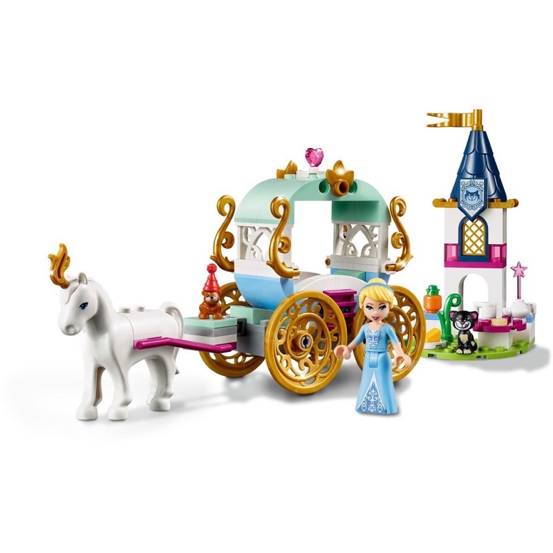 Lắp ráp Disney Princess 11174 Xe ngựa cổ tích Cinderella 92pcs