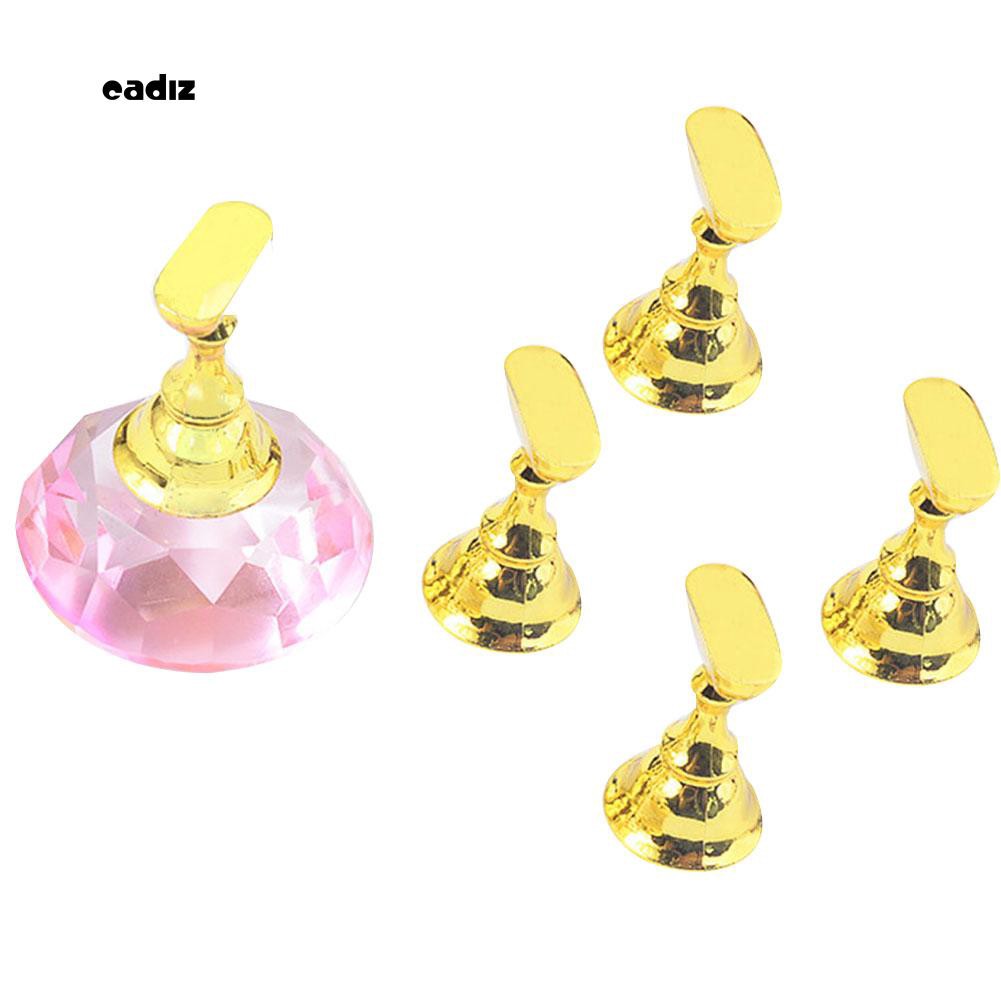 [Hàng mới về] Bộ 5 giá giữ trưng bày móng tay nghệ thuật nam châm tiện lợi