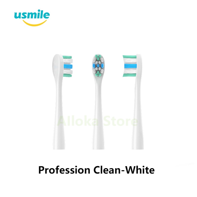 20 chiếc - Đầu Bàn Chải Đánh Răng Điện Cho Bàn Chải Điện usmile Phiên Bản Nâng Cấp Mềm Mại / Nhạy Cảm / Làm Sạch Bàn Chải Đánh Răng y1 / y1s / y2 / p1 / f1 / u1 / q1 /For Usmile Professional Clean PRO01