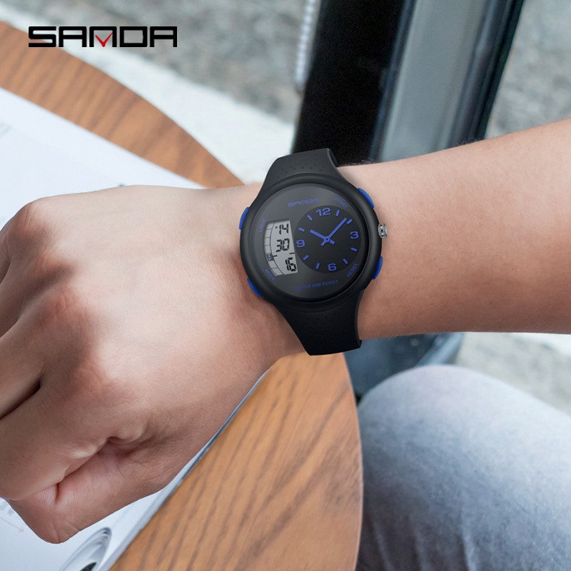 Sanda Đồng hồ nam đa chức năng chống nước