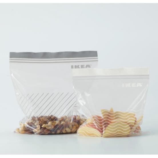 Túi zip đựng thực phẩm 50 chiếc ISTAD IKEA chính hãng
