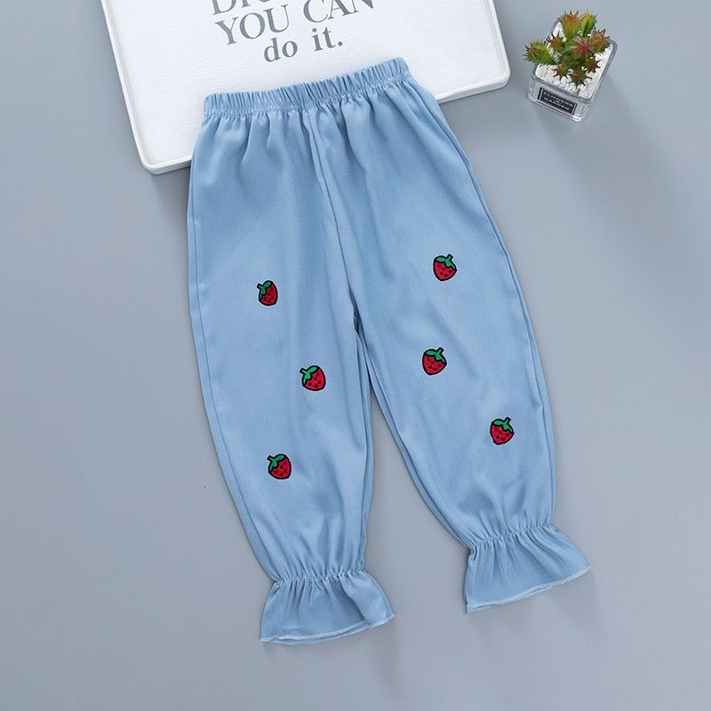 Quần Legging Mỏng Dáng Rộng Chống Muỗi Phong Cách Mới Cho Bé Gái