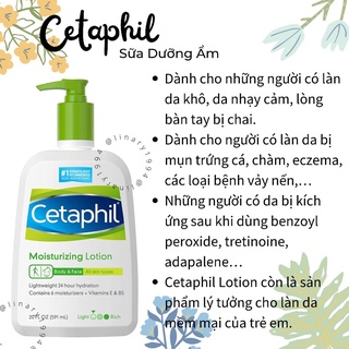 Sữa dưỡng ẩm Cetaphil Moisturizing Lotion