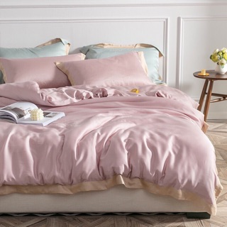 Set chăn ga gối tencel 100s nhiều màu
