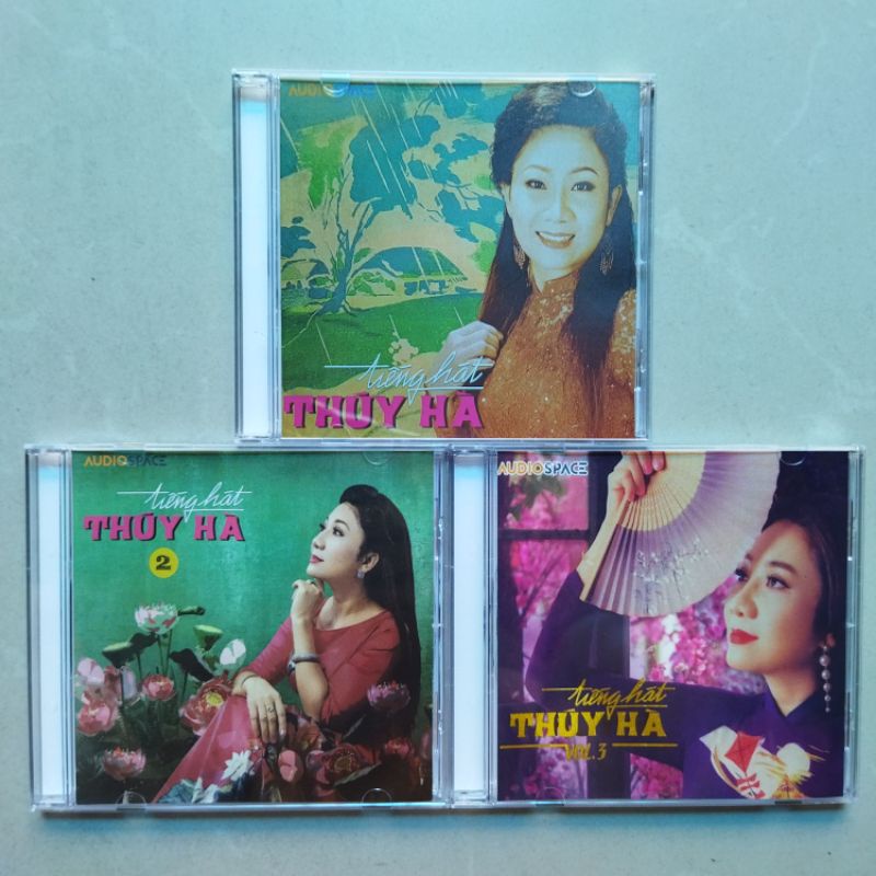 Bộ 3 CD Thúy Hà 1,2,3 phono