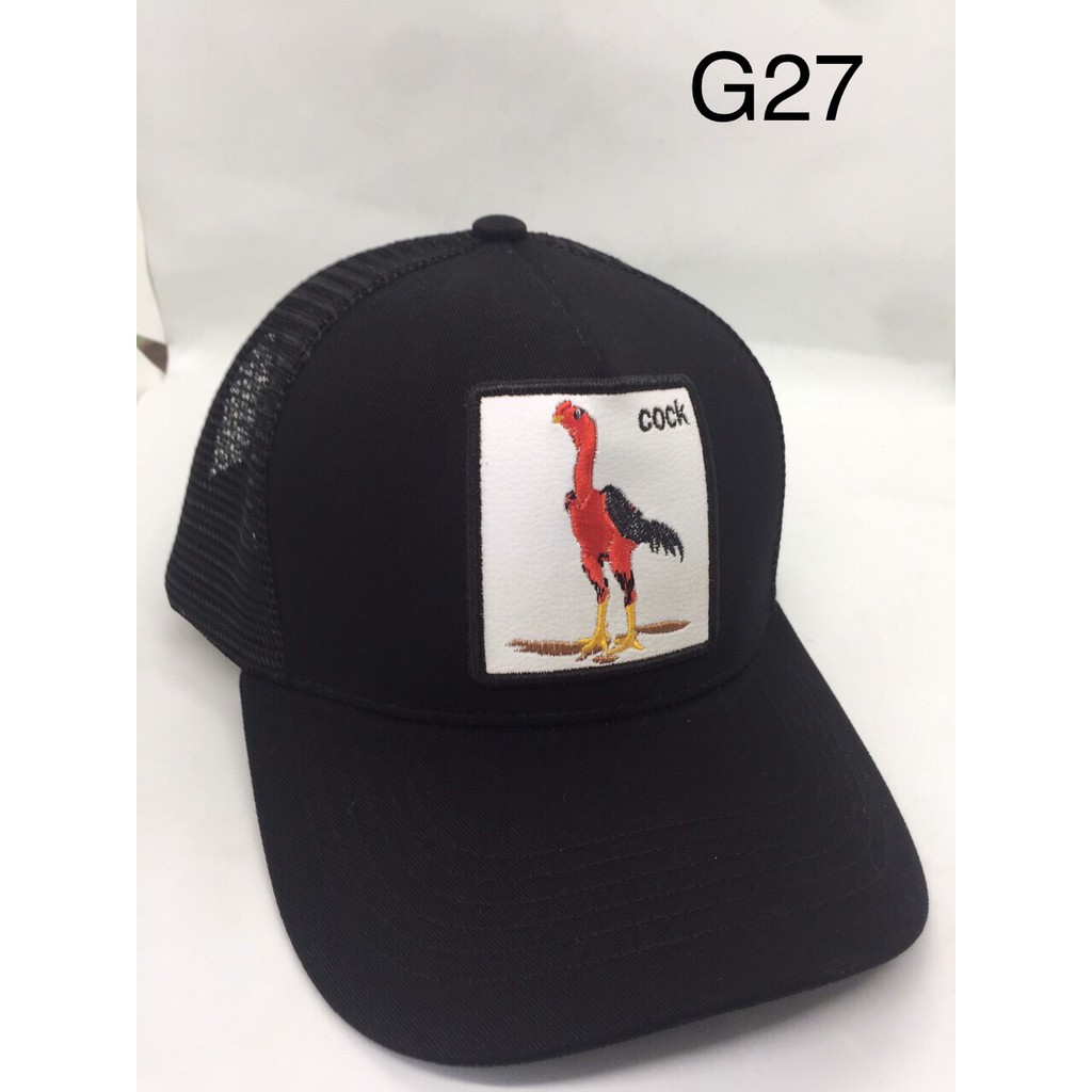 Nón thêu logo gà đá
