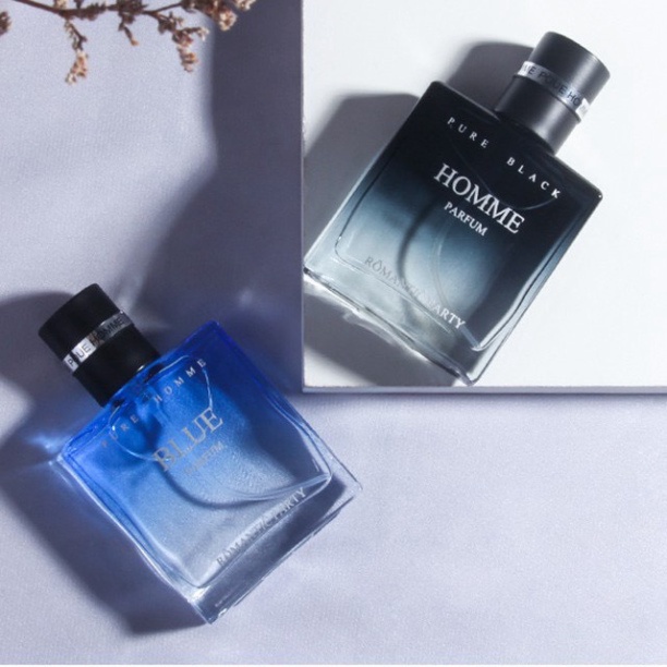 Set 2 Chai Nước Hoa Nam Pure Homme và Pure Black 30ml Lưu Hương Lâu, Làng Chính Hãng Cao Cấp