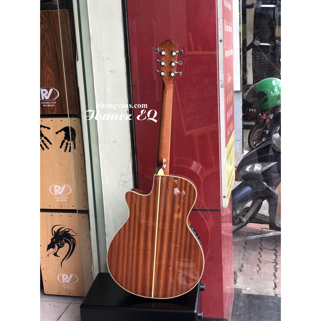 Guitar Ibanez EQ Fishman chính hãng vàng viền [Tặng full phụ kiện]