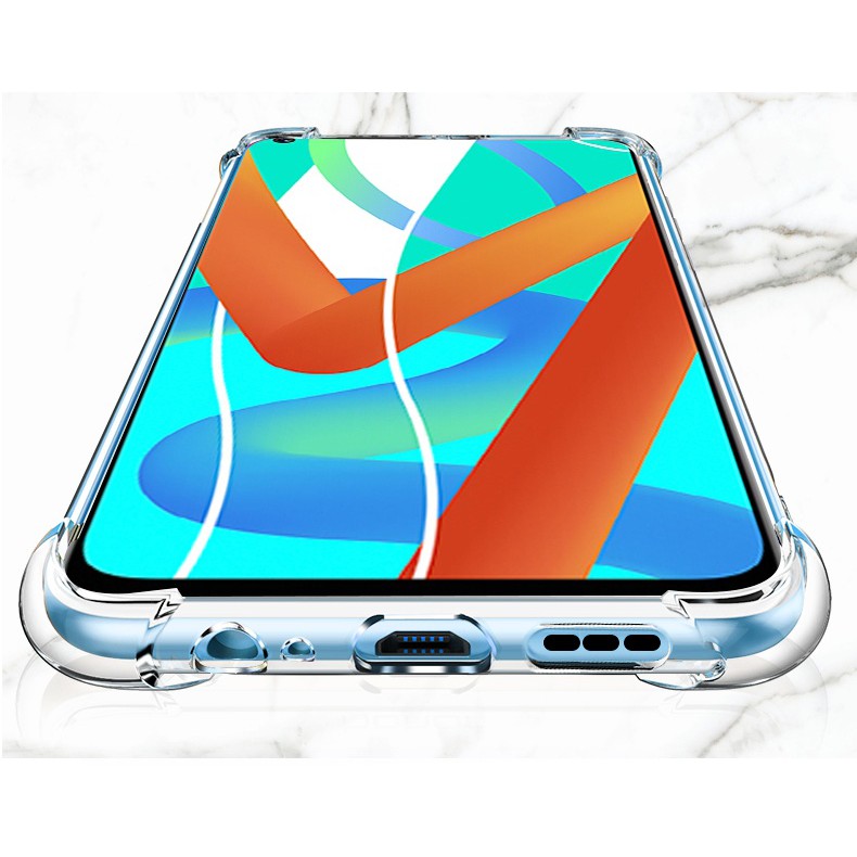 ỐP REALME 8 5G / REALME Q3 / V13 DẺO TRONG LỒI 4 GÓC ÔM KHÍT MÁY HẠN CHẾ Ố VÀNG