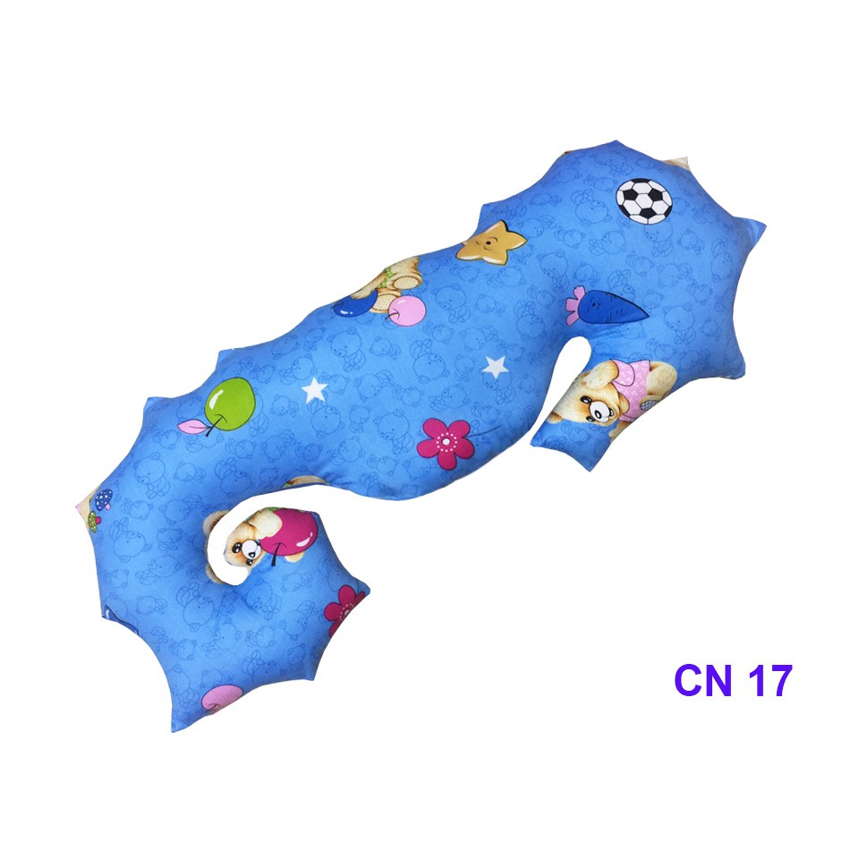 Gối ôm cá ngựa berry CN17