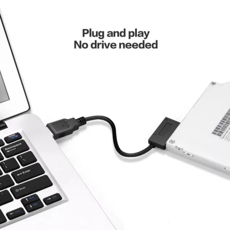 Cáp Chuyển Đổi Usb 3.0 Sang Slimline Dvdrw