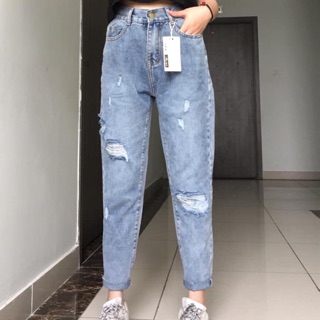 BAGGY JEAN RÁCH ẢNH THẬT